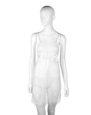 Ladies Lace Transparent Conjoined Dress