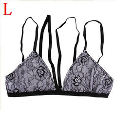 Women Double Straps Lace Bra